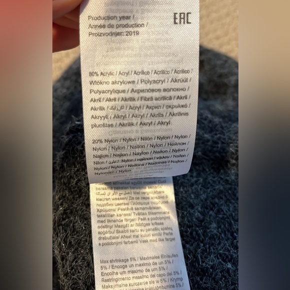 Vero Moda Sweater Knit Grey Size Medium - Picture 6 of 6